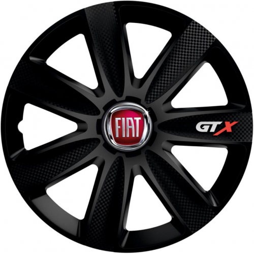 PUKLICE PRE FIAT 16" GTX black 4ks